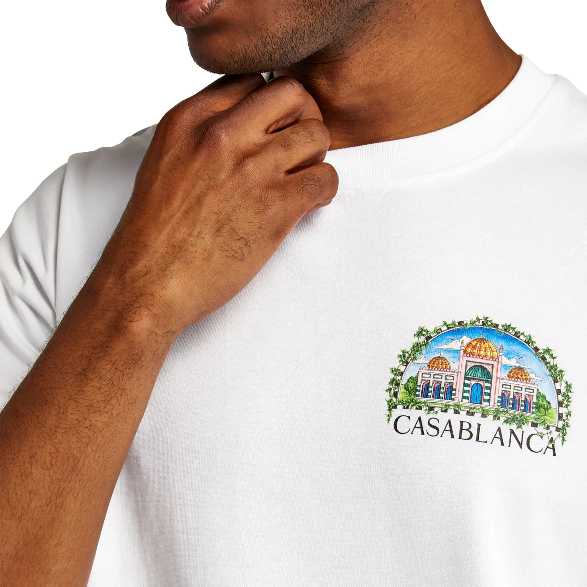 Casablanca Vue De Damas T Shirt White