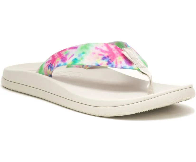 Chaco Womens Chillos Flip Sandals(JCH108786)- Light Tie Dye