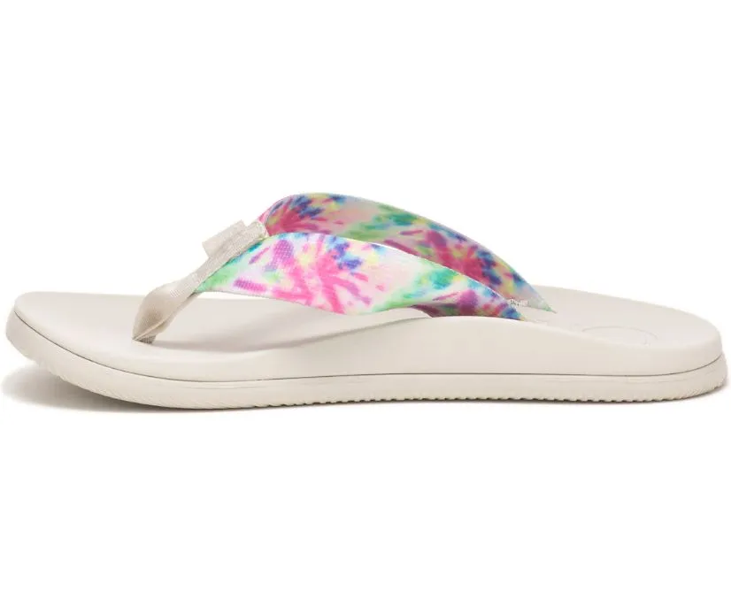 Chaco Womens Chillos Flip Sandals(JCH108786)- Light Tie Dye