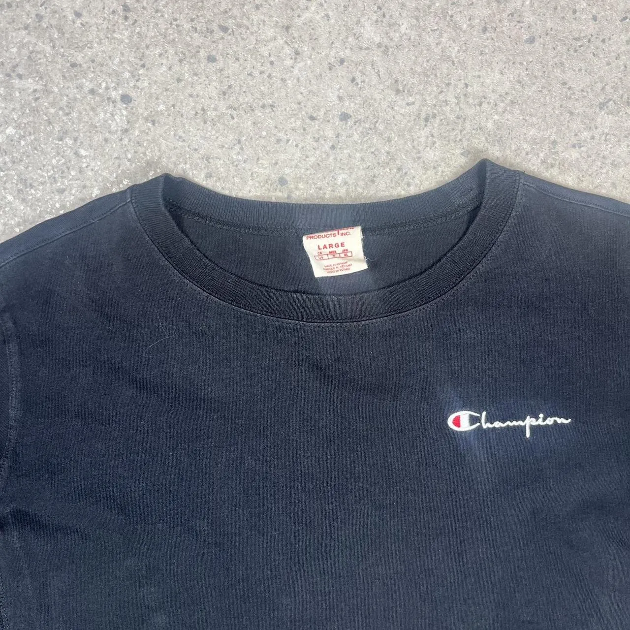 Champion black t-shirt S