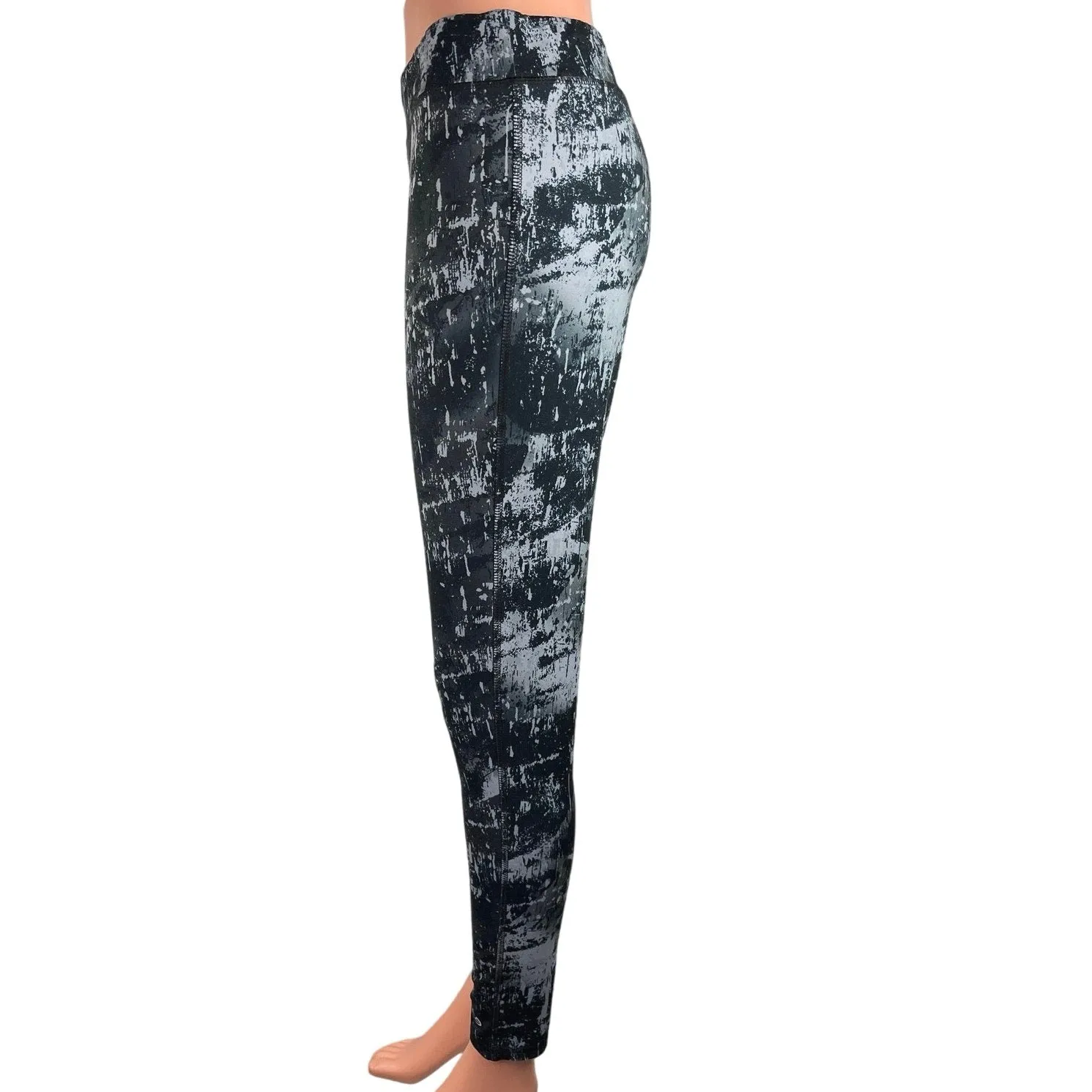 Champion Duo Dry Multicolor Abstract Print Low Rise Workout Legging Pants Size L