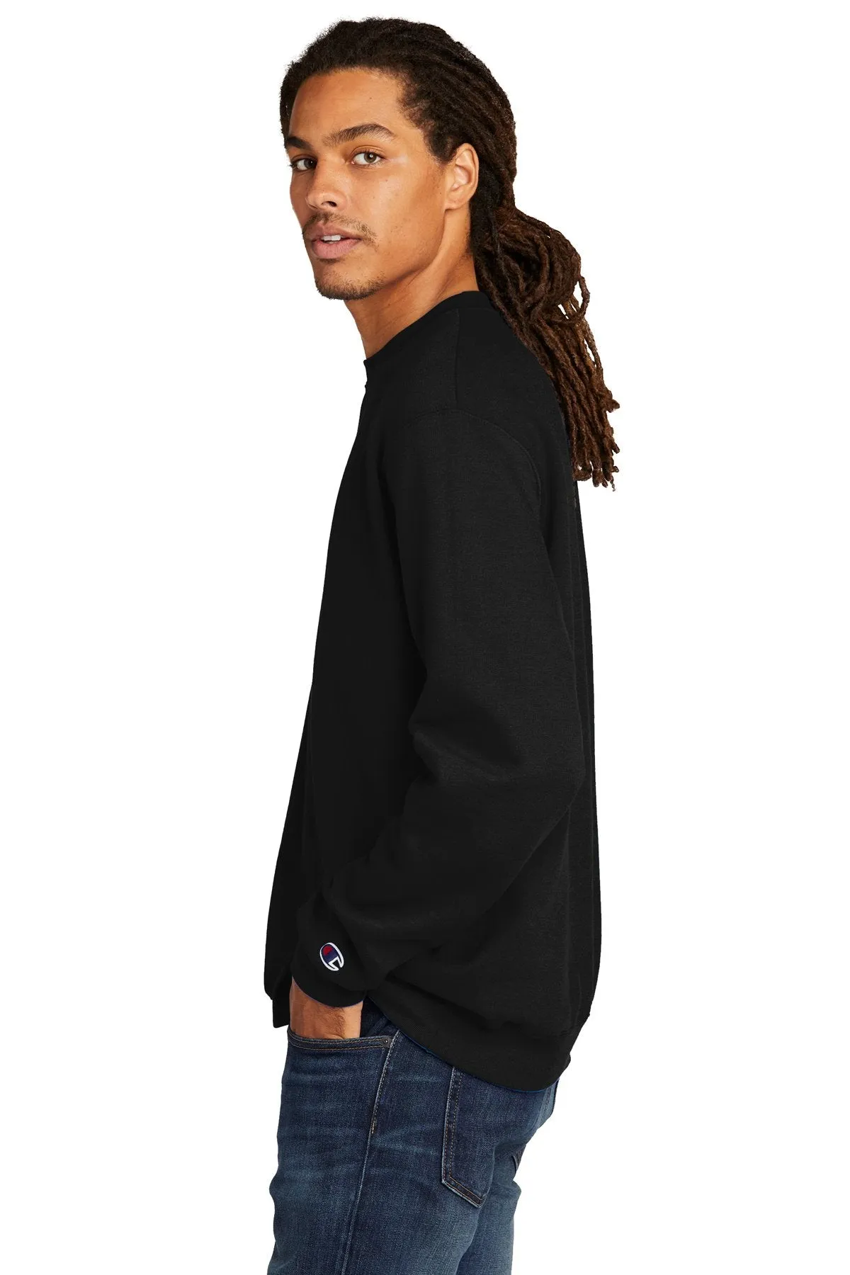 Champion Eco Fleece Crewneck Sweatshirt S6000 Black