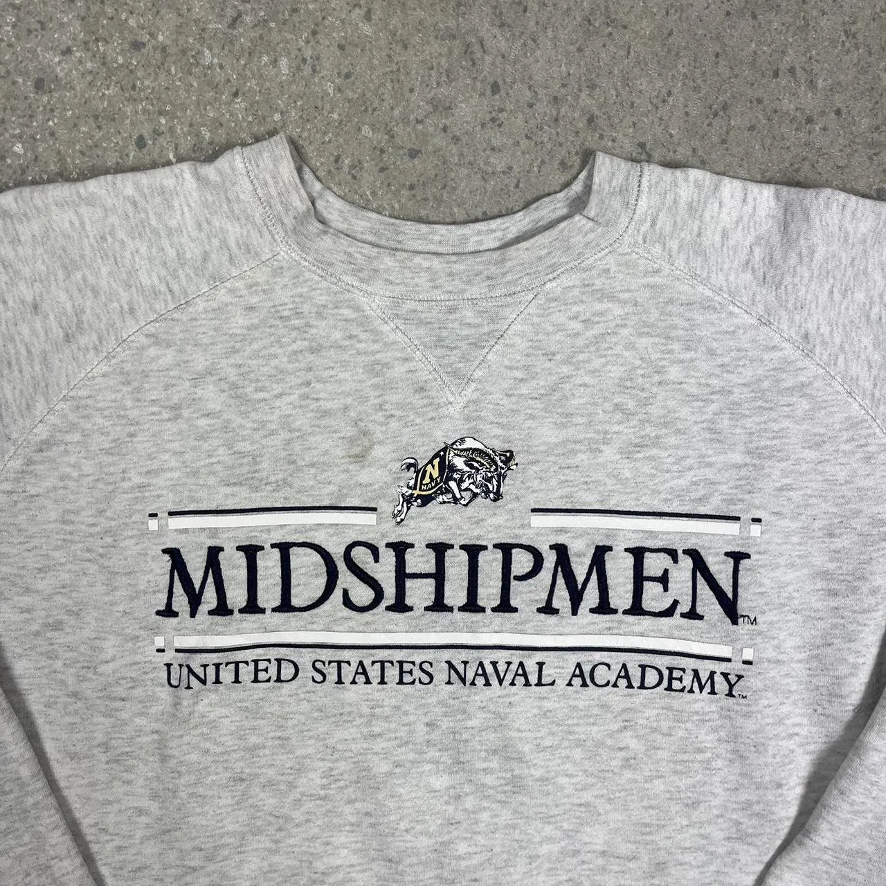 Champion naval academy plain v-neck jumper S