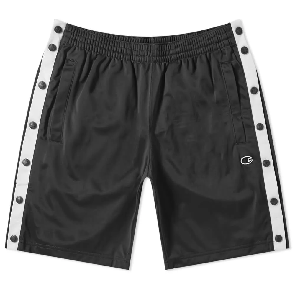 Champion Reverse Weave Popper ShortBlack