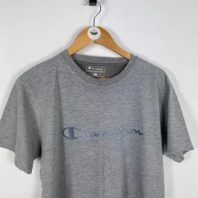 champion spellout t shirt medium