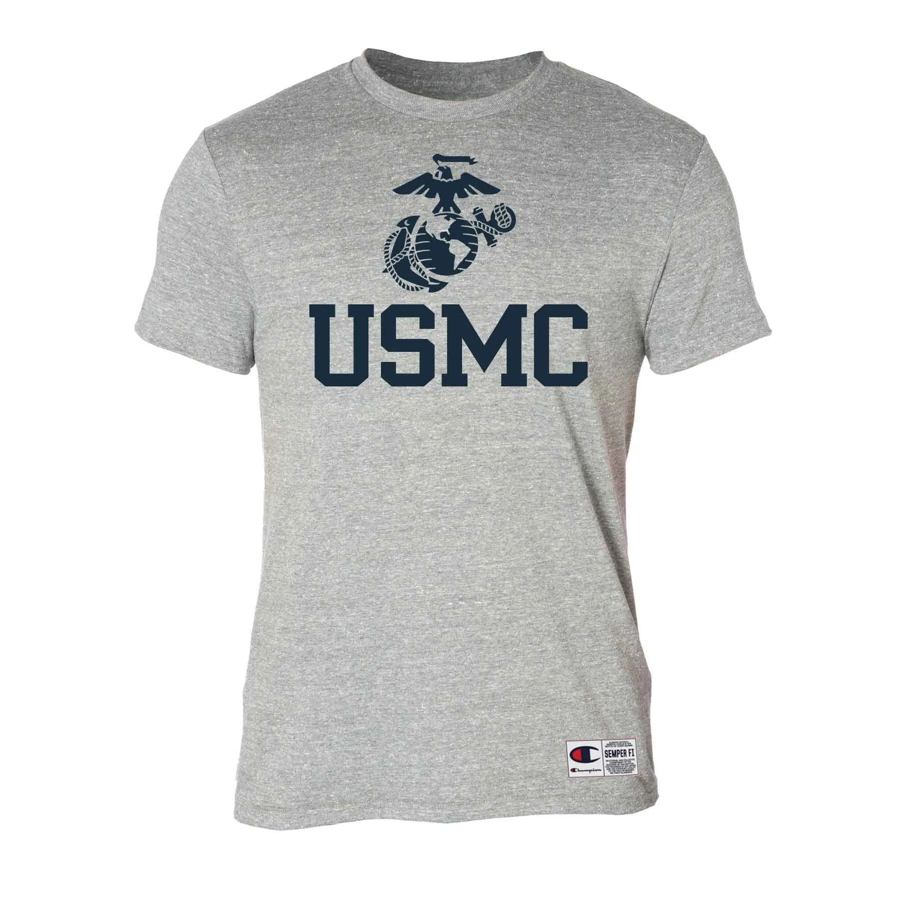 Champion USMC Jock Tag Tri-blend T-shirt