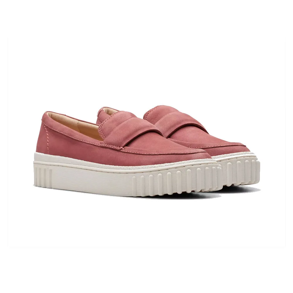 CLARKS MAYHILL COVE DUSTY ROSE NUBUCK - WOMENS