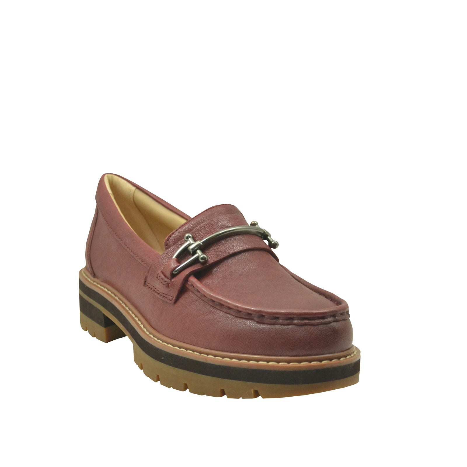 Clarks Orianna Bit 74809 (Burgundy Leather)