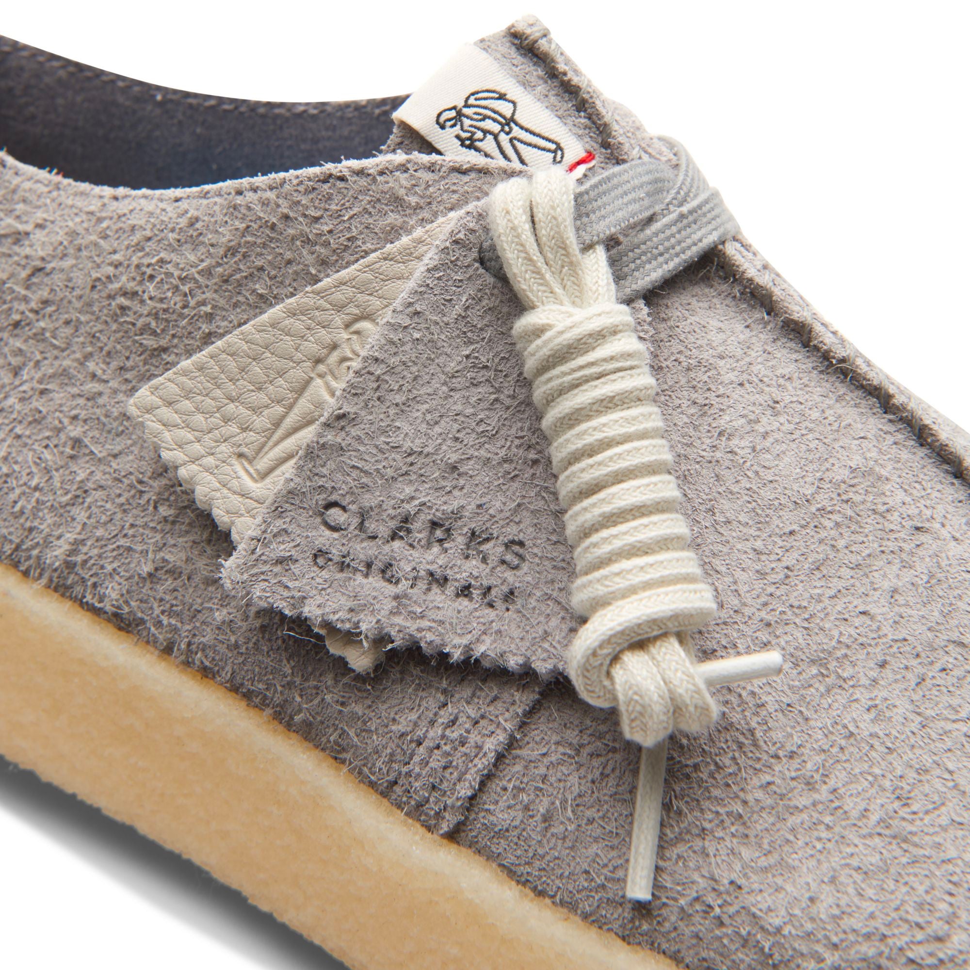 Clarks Originals Trek Cup - Grey Hairy Suede