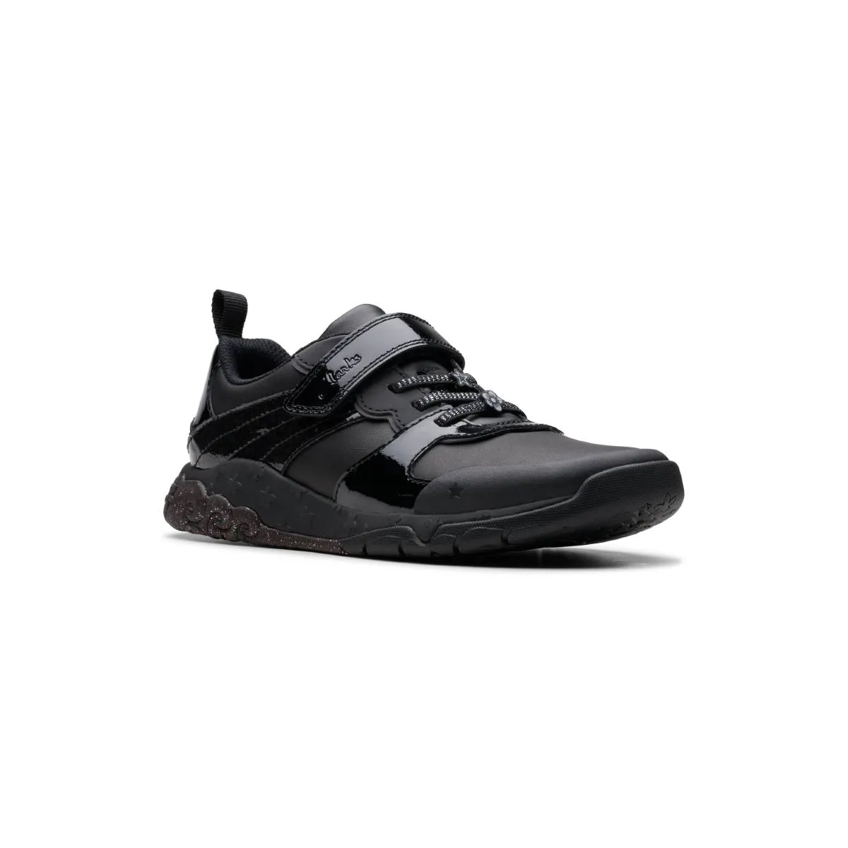 Clarks - Tidal Flare Bungee 261782886f - F Fit (black Patent Leather)