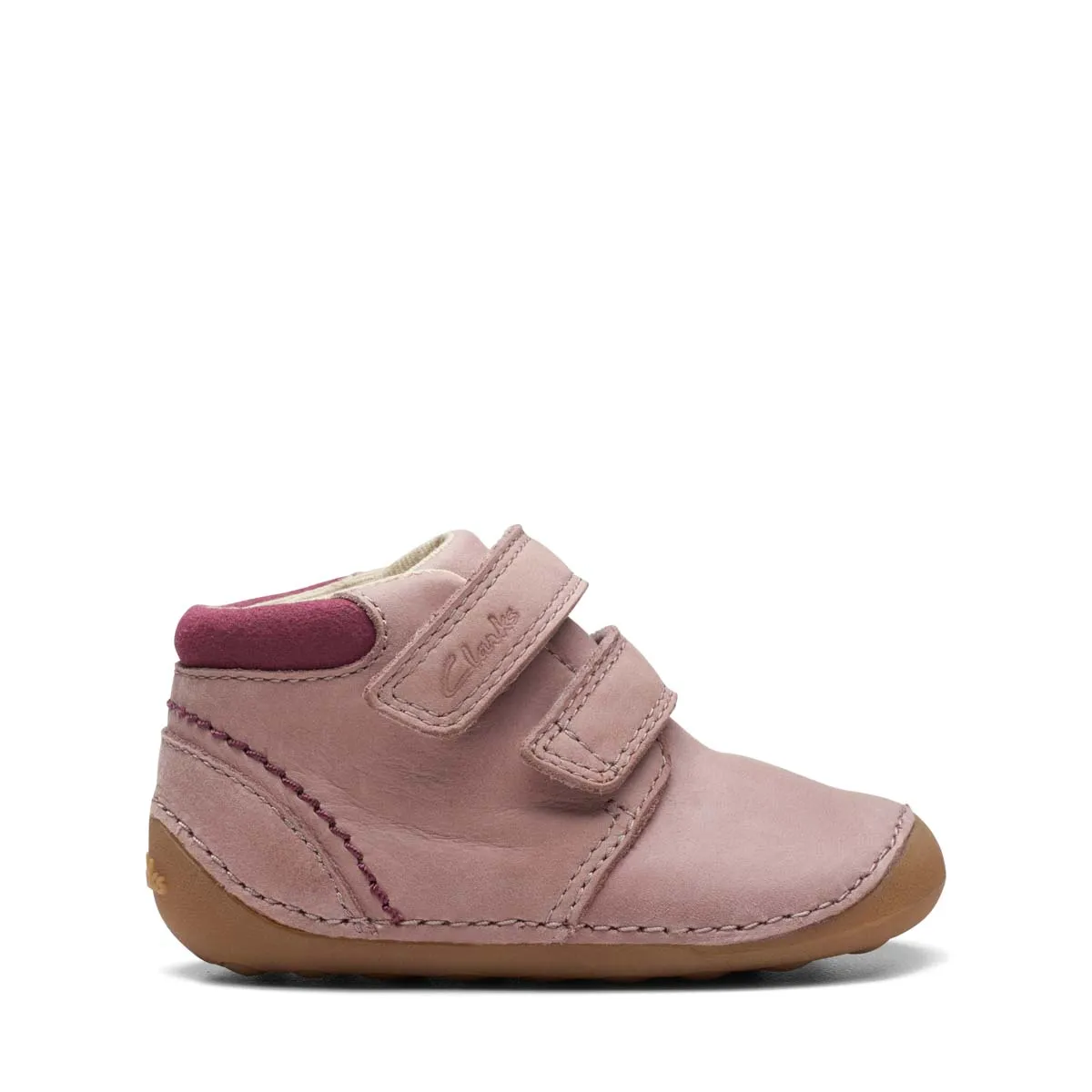 Clarks - Tiny Play Boot 261754506f - F Fit (pink Leather)