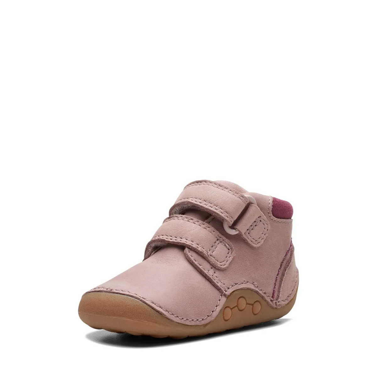 Clarks - Tiny Play Boot 261754506f - F Fit (pink Leather)