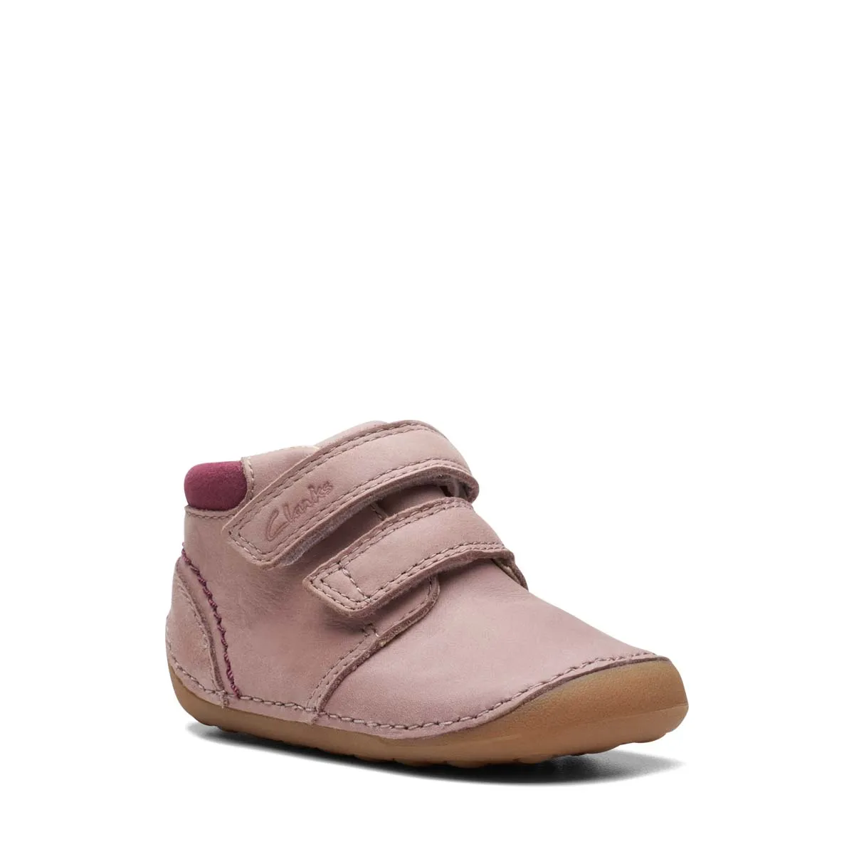 Clarks - Tiny Play Boot 261754506f - F Fit (pink Leather)