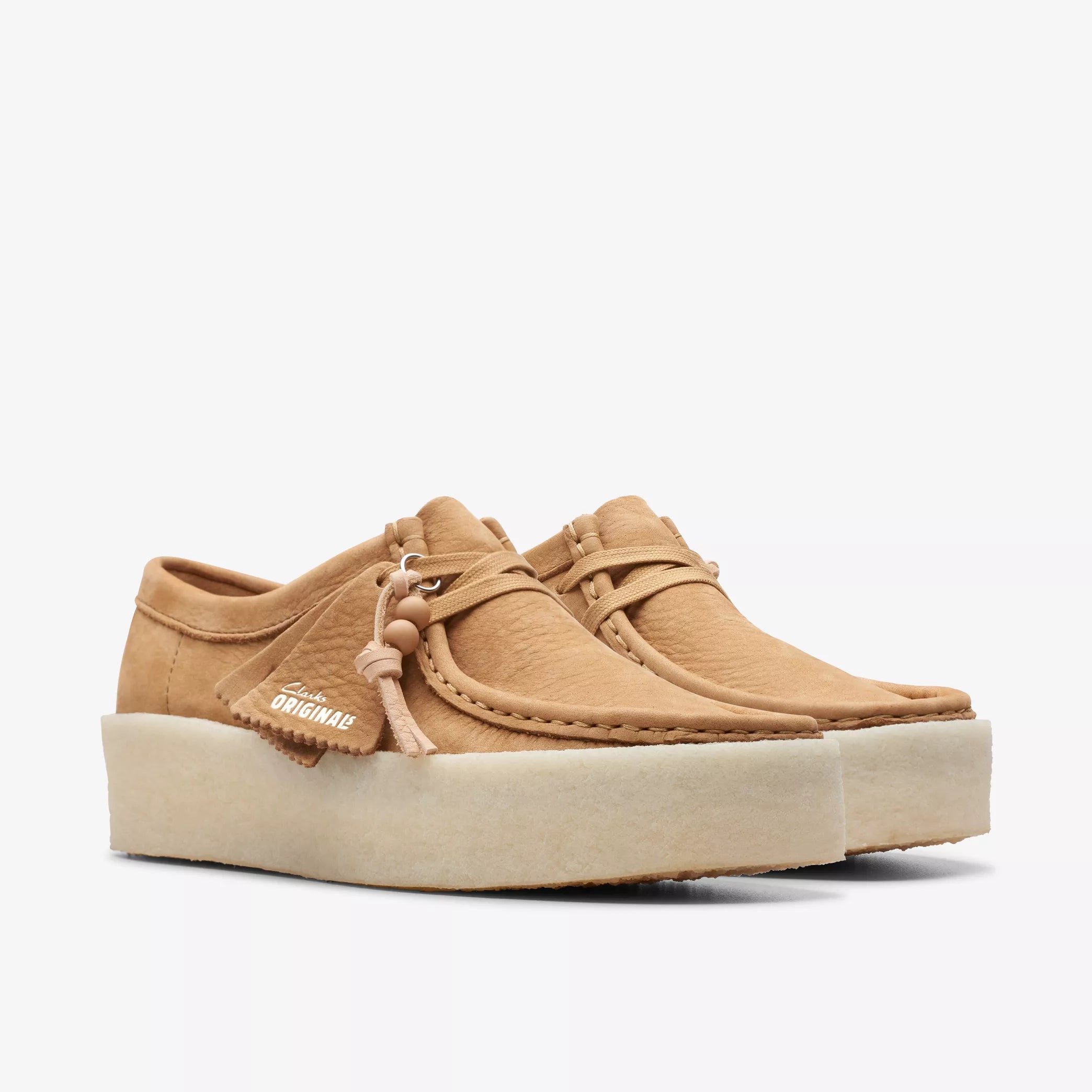 Clarks Wallabee Cup Mid Tan Nubuck