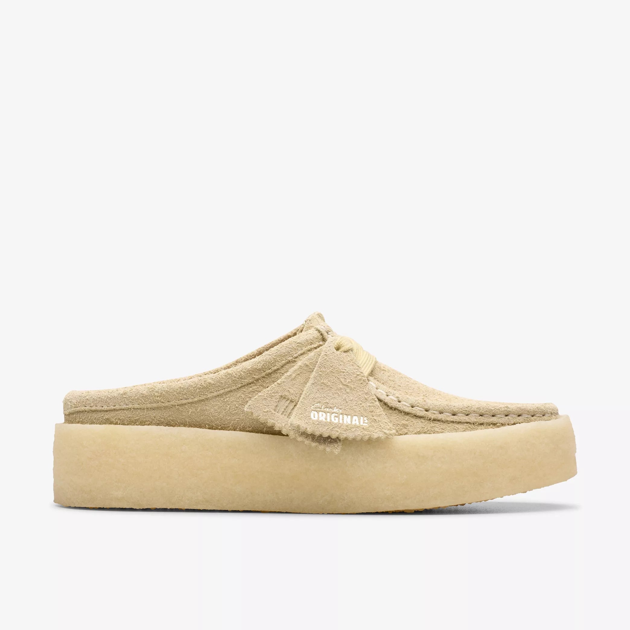 Clarks Wallabee Lo Light Maple Suede