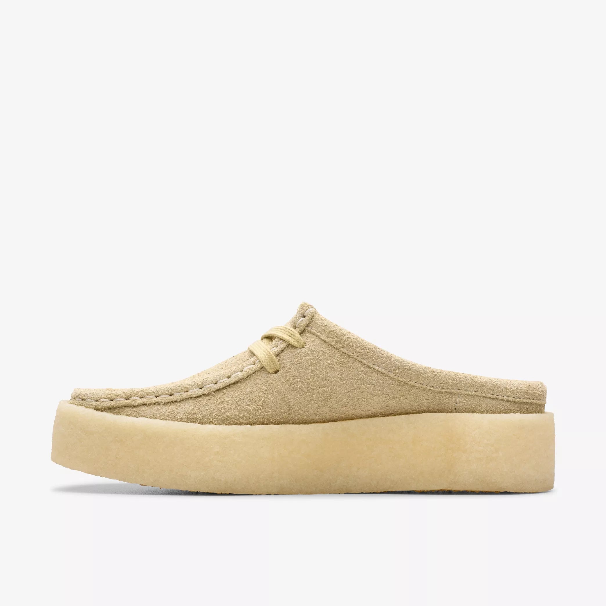 Clarks Wallabee Lo Light Maple Suede