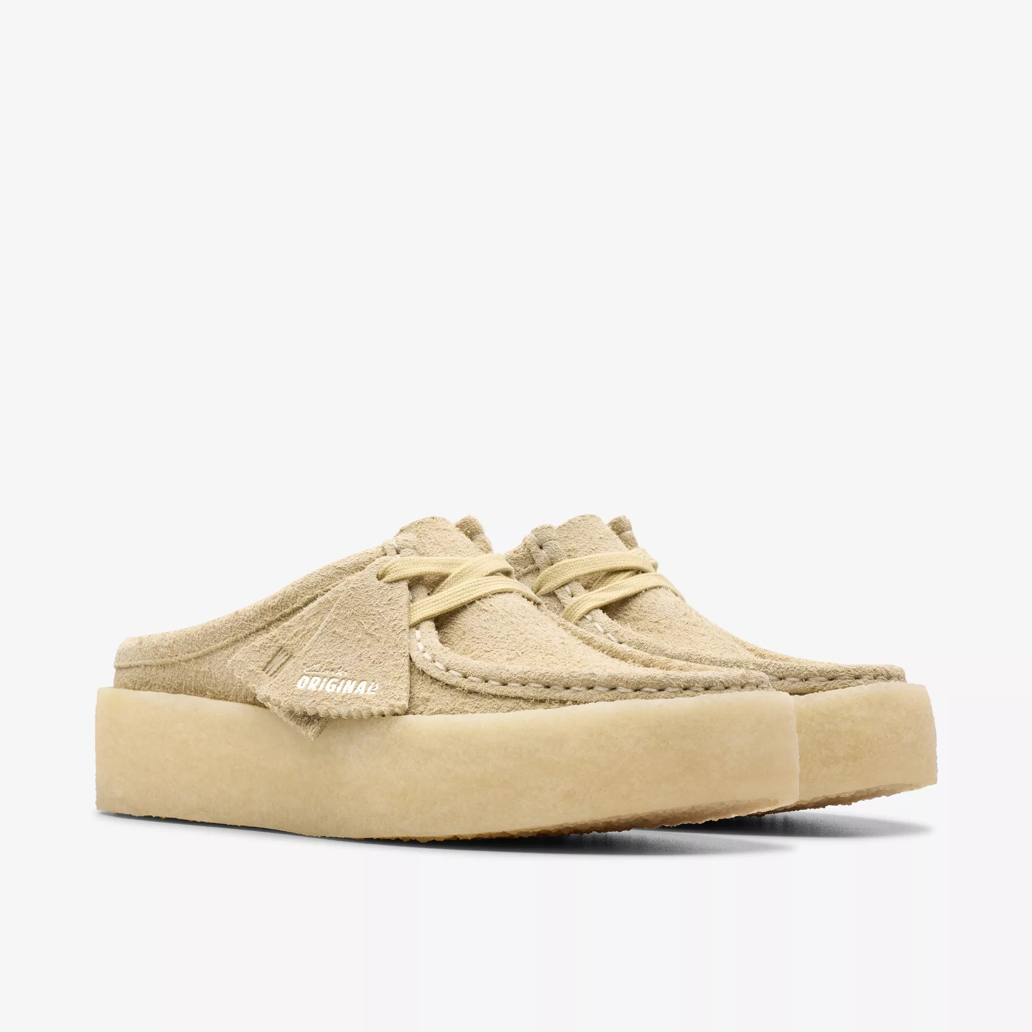 Clarks Wallabee Lo Light Maple Suede