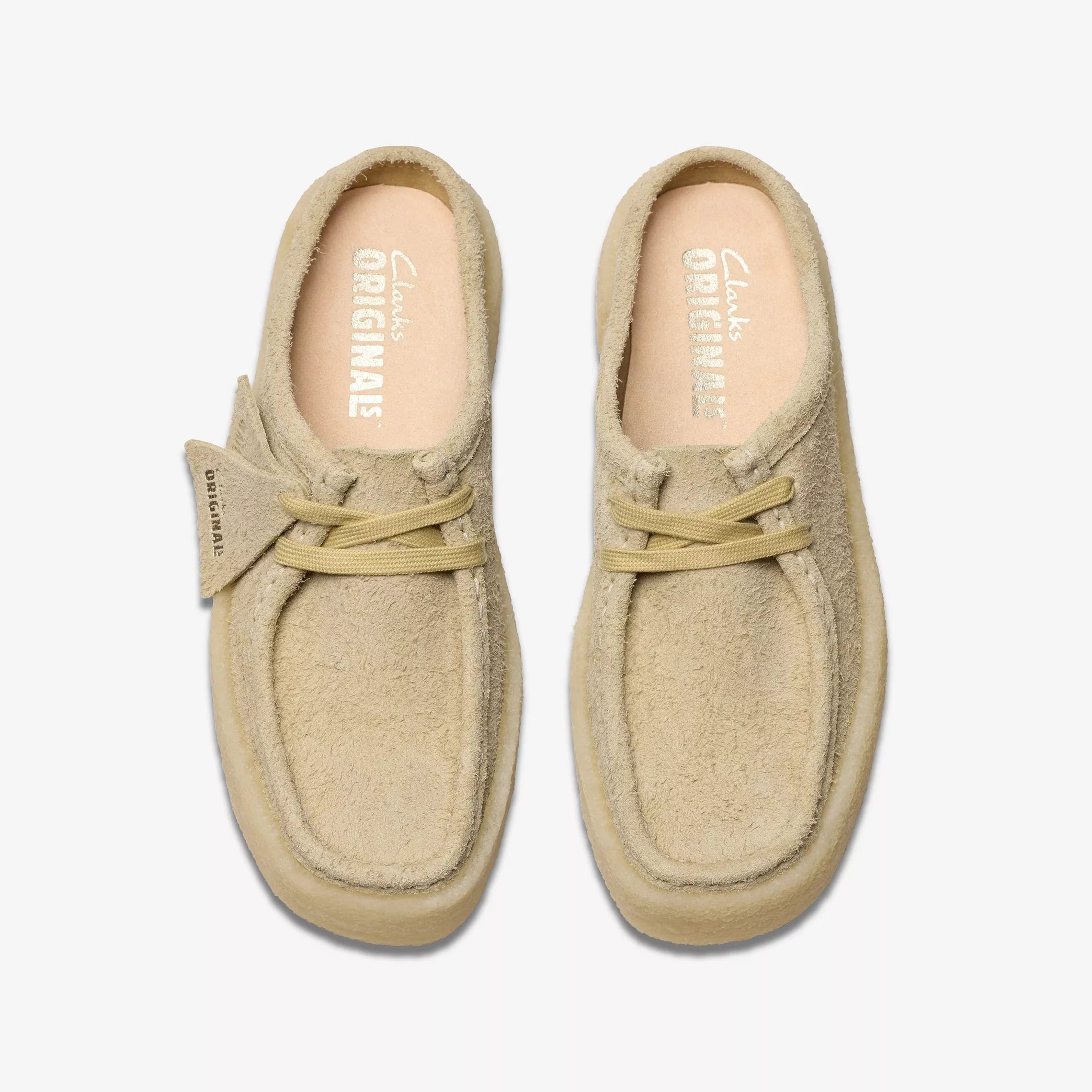 Clarks Wallabee Lo Light Maple Suede