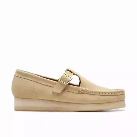 Clarks Wallabee T Bar Maple Suede