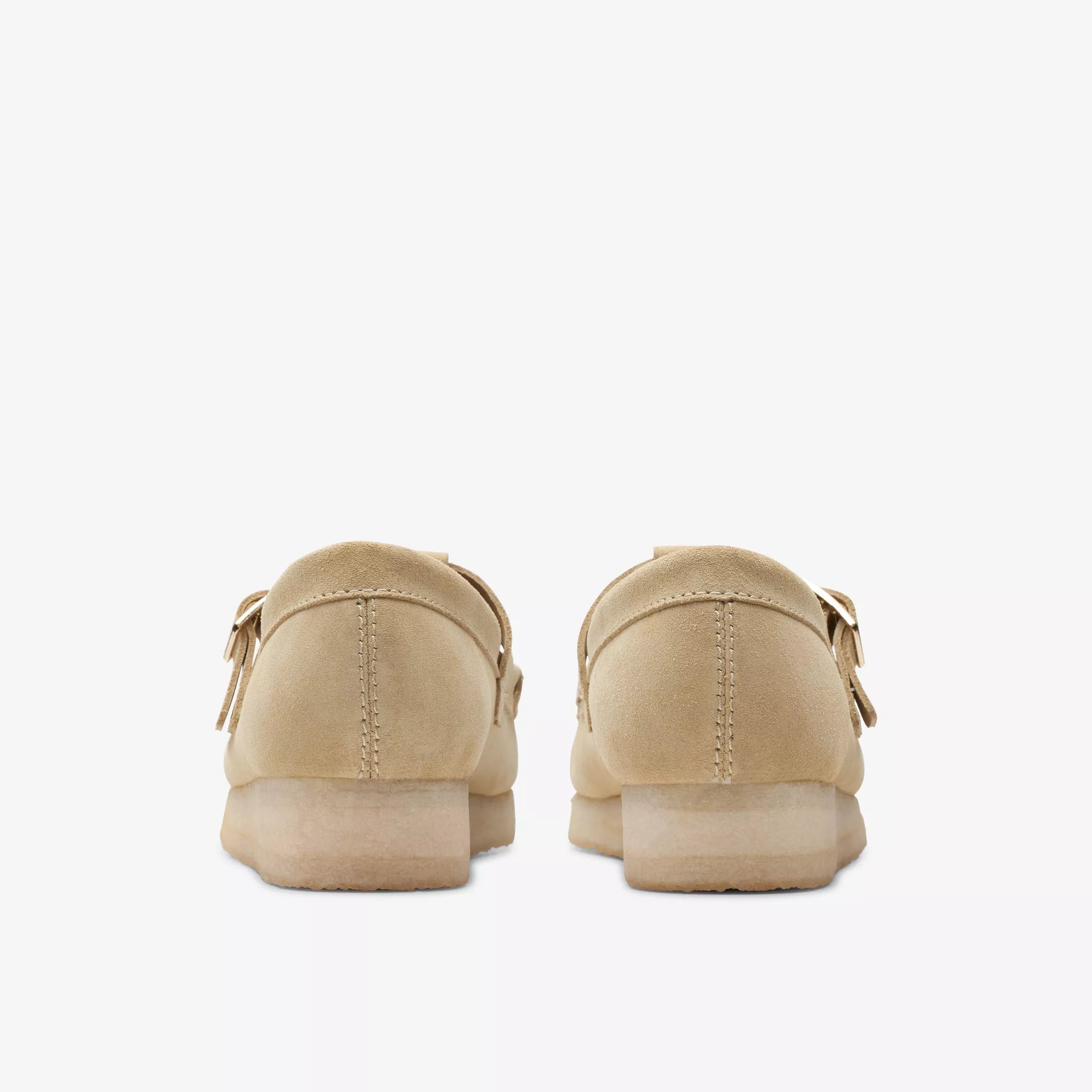 Clarks Wallabee T Bar Maple Suede