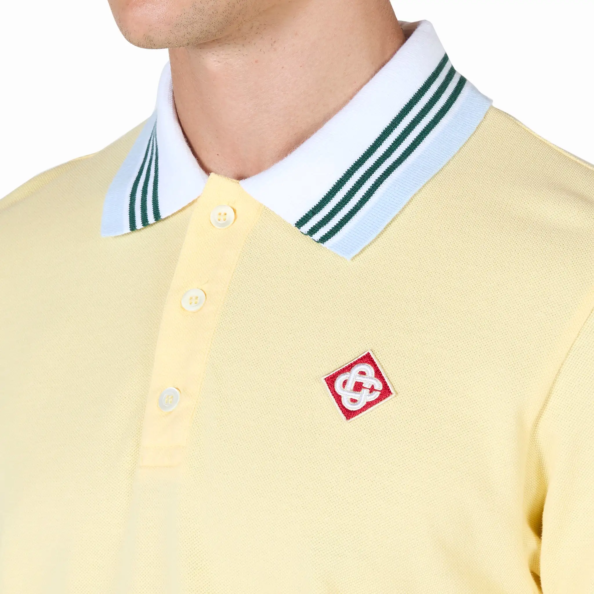 Classic Pique Polo Pale Yellow