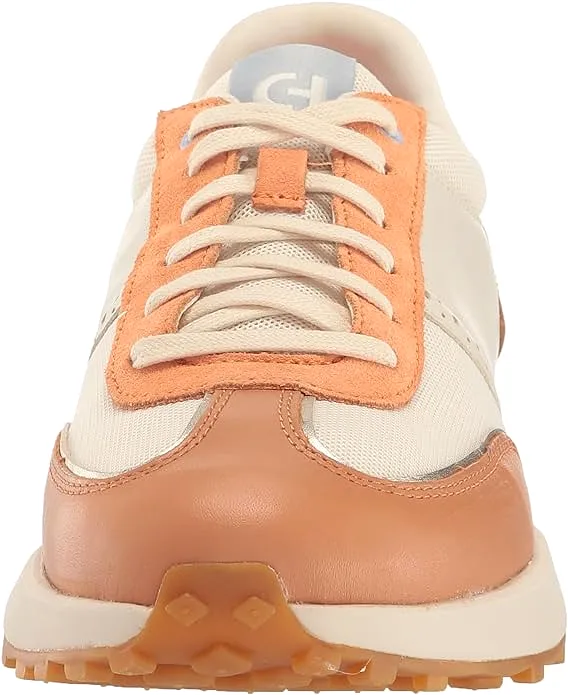 Cole Haan Grand Crosscourt Medow Runner Birch/Nylon Natural Tan/Tangerine Suede