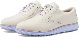 Cole Haan Originalgrand Shortwing Golf Silver Birch/Lavender Lace Up Sneakers