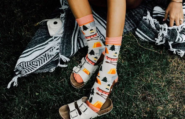 Crew Socks in Happy Camper