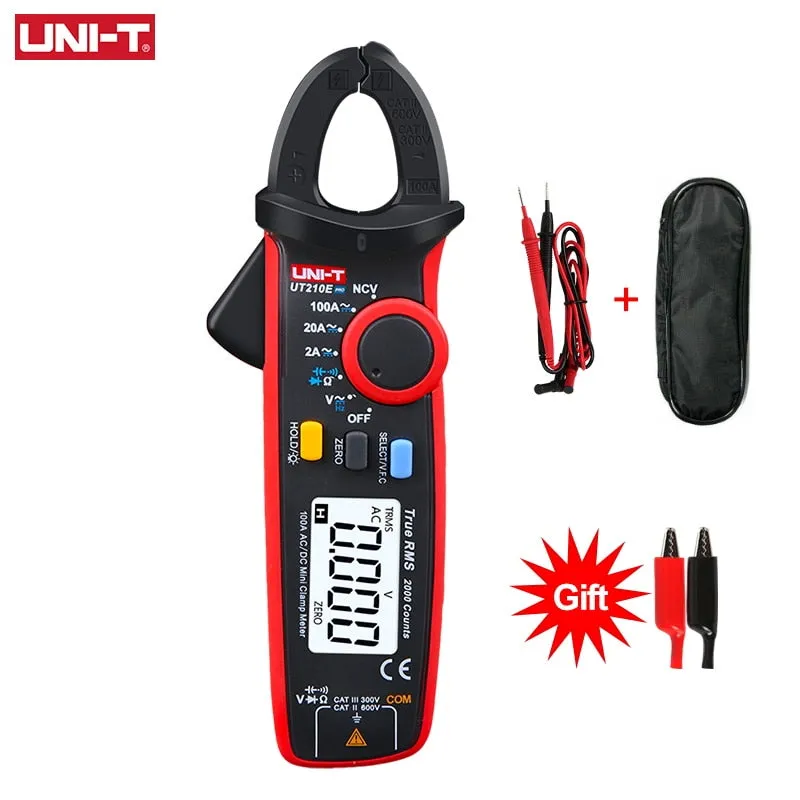 Digital AC DC Current Clamp Meter Voltage Electrical Frequency Tester