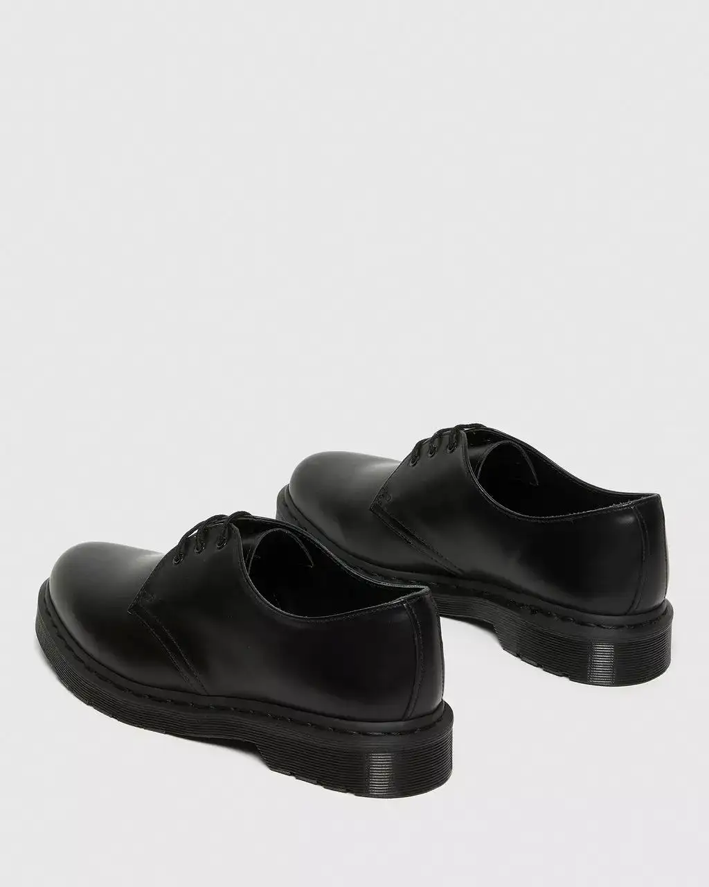 Doc Martens UNISEX 1461 MONO SMOOTH LEATHER OXFORD SHOES (Black Smooth)