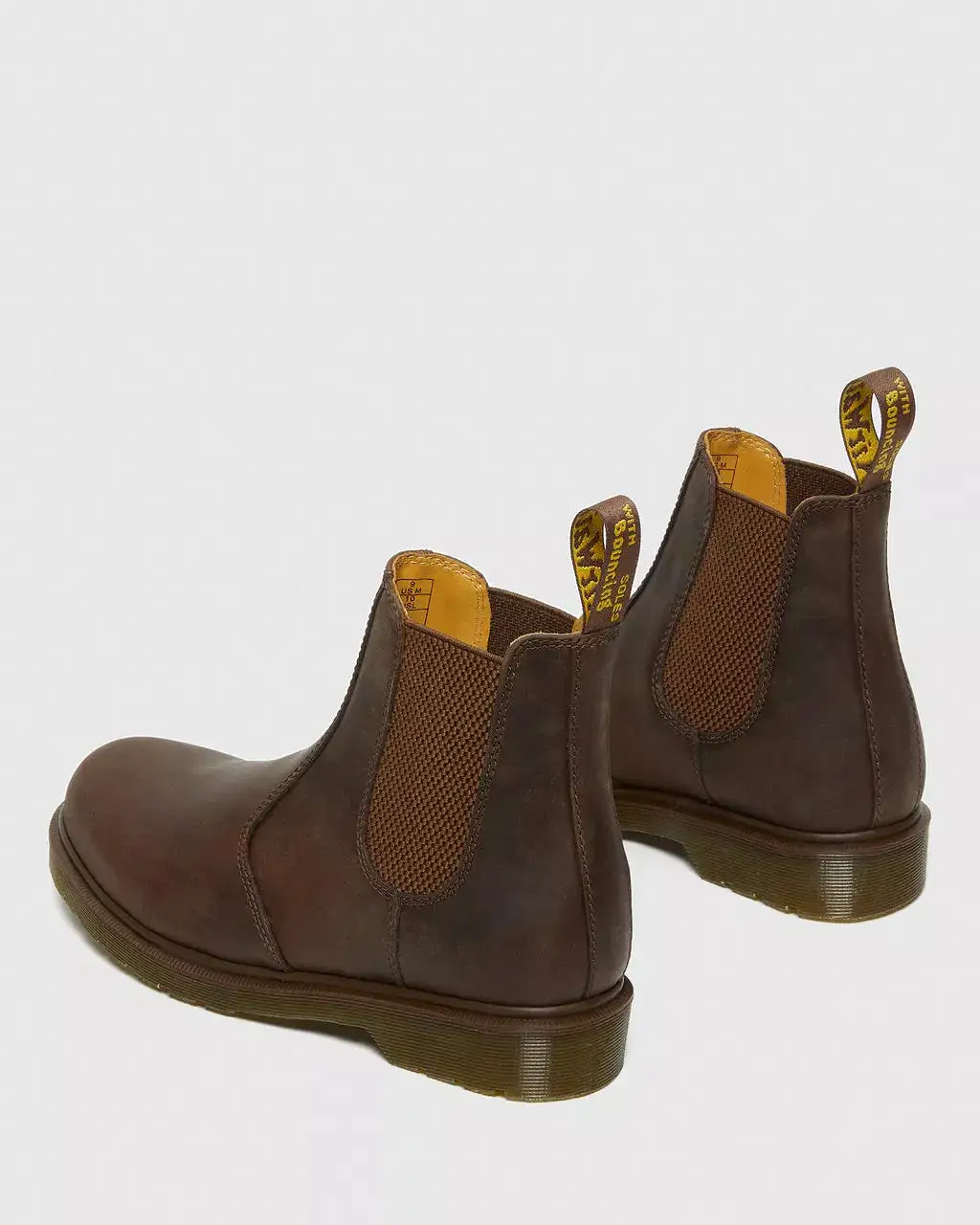 Doc Martens UNISEX 2976 CRAZY HORSE LEATHER CHELSEA BOOTS (BROWN CRAZY HORSE)