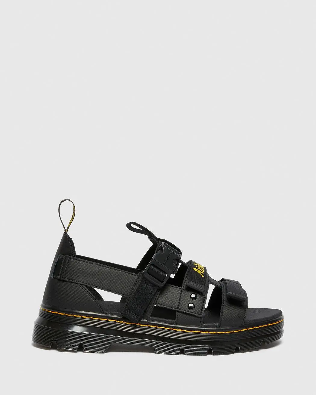 Dr. Martens UNISEX PEARSON WEBBING SANDALS (Black Element)