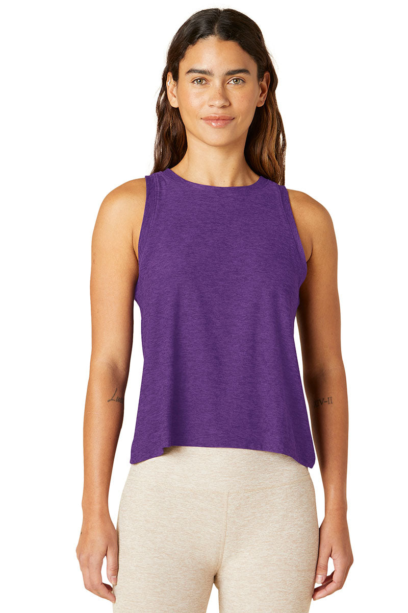 Featherweight Rebalance Tank - Purple Dahlia Heather