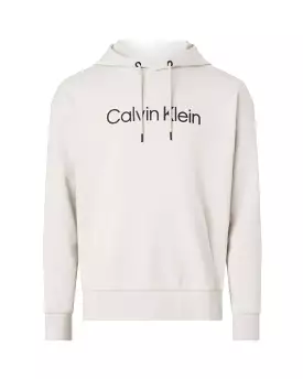 Felpa Uomo Calvin Klein Hero Logo Comfort Fit Stony Beige