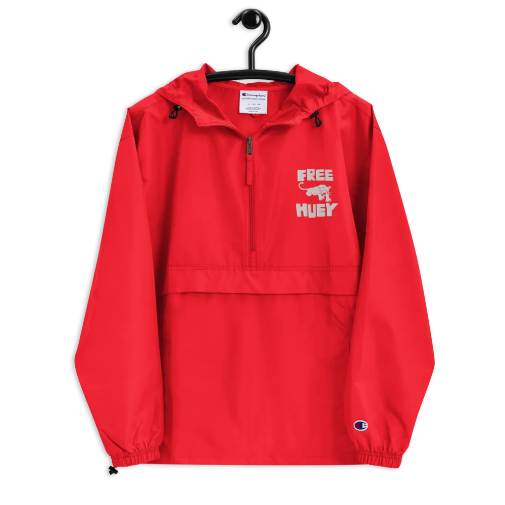 Free Huey Embroidered Champion Pullover Jacket