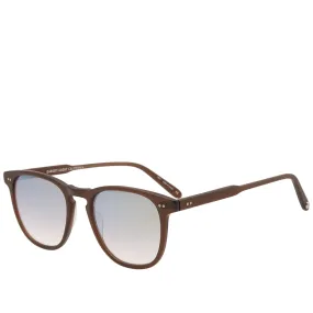 Garrett Leight Brooks SunglassesMatte Espresso & Gold Mirror