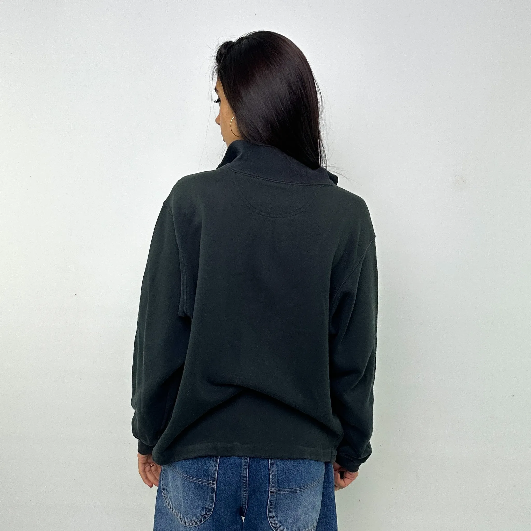 Green 90s Champion 1/4 Zip Sweatshirt (L)