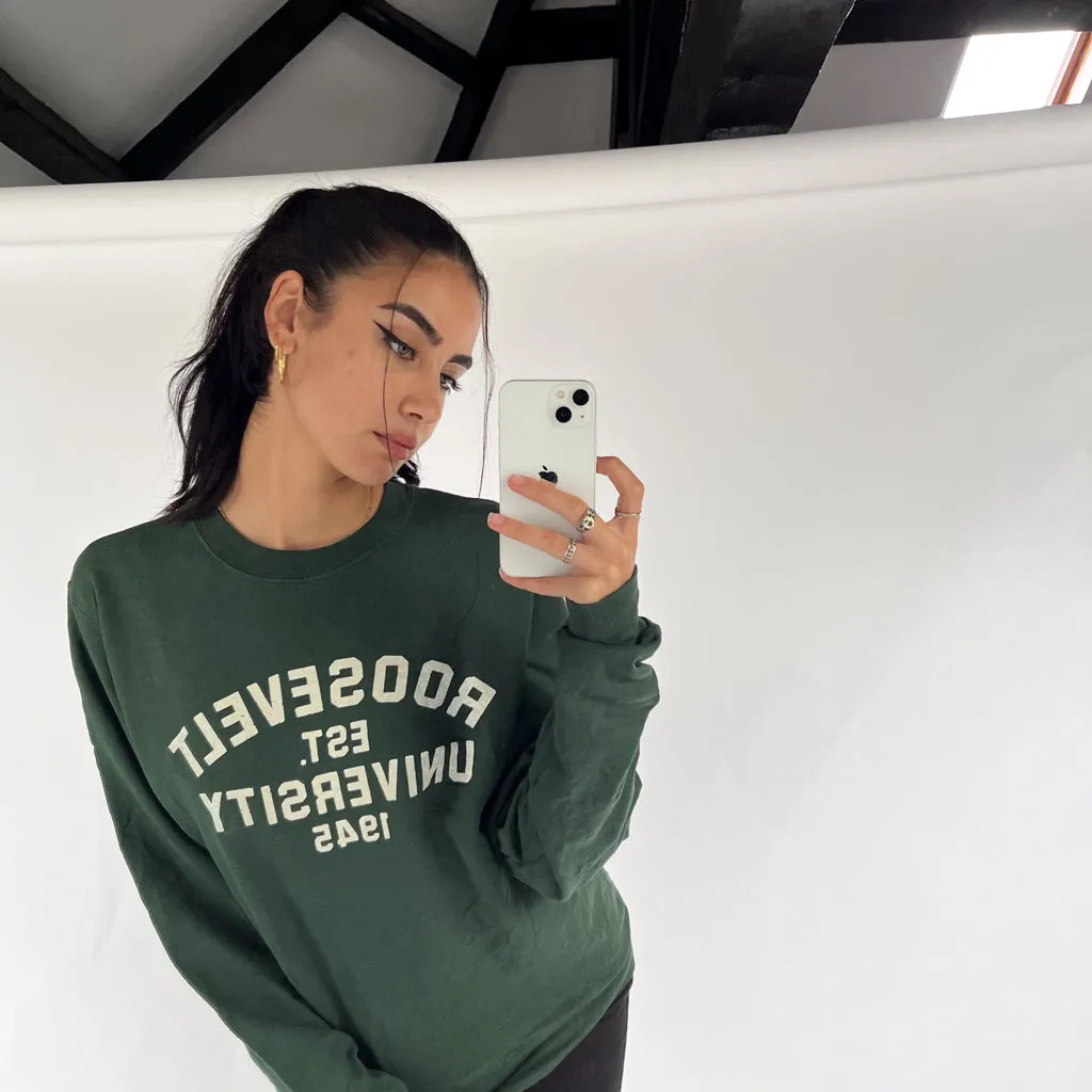 Green 90s Champion College Sweatshirt (S)