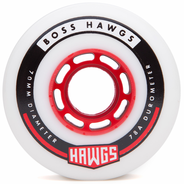 HAWGS WHEELS (JEU DE 4) BOSS 70MM 78A