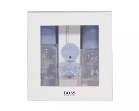 Hugo Boss Baby's J9K146 771 Two Bottle Dummy Boxed Set Blue