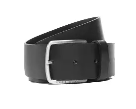 Hugo Boss Sjeeko Sz40 50424683 001 Leather Belt Black