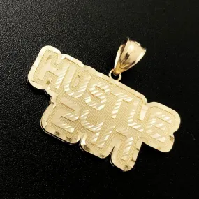 Hustle 24/7 DC 10K Yellow Gold Pendant