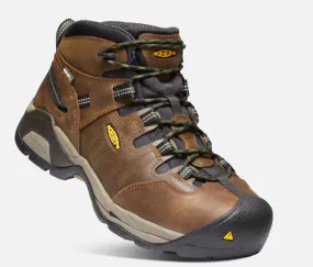 KEEN DETROIT MID XT STEEL TOE WATERPROOF CASCADE BROWN