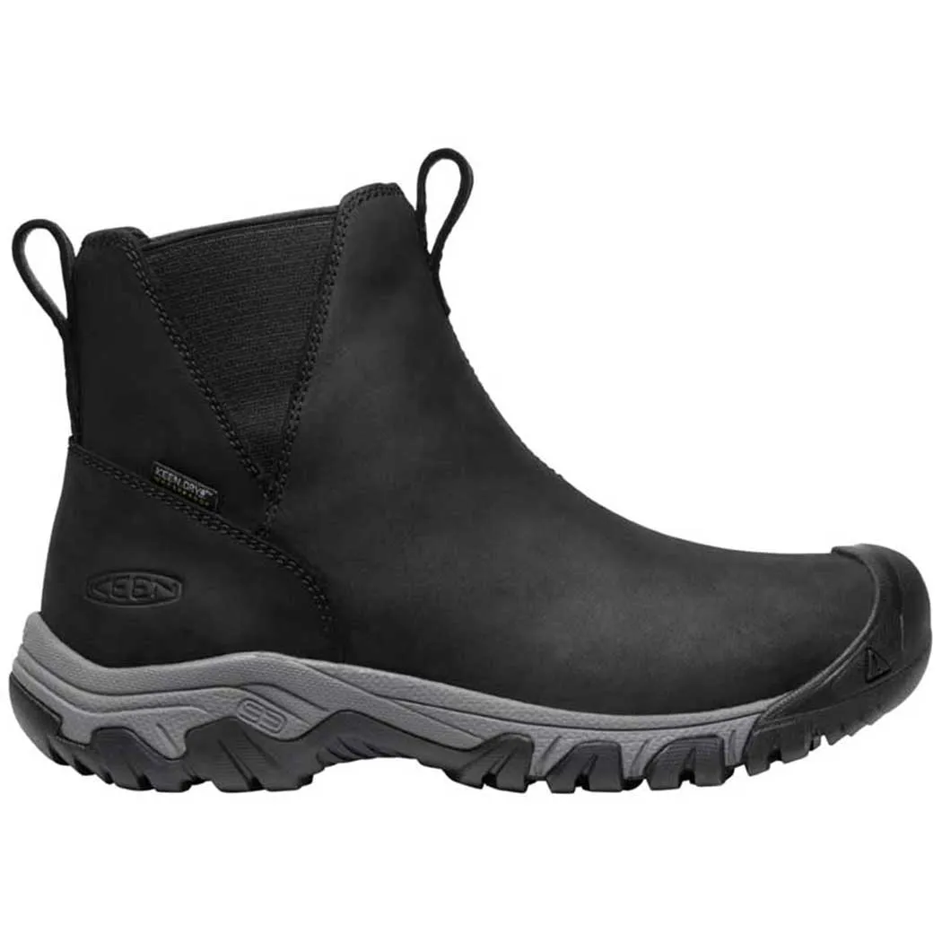 Keen Greta Chelsea Waterproof Boot Black/ Steel Grey (Women's)