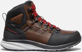 Keen Men's Waterproof Red Hook Boot (Soft Toe) Size 10.5 Wide In Tobacco Black