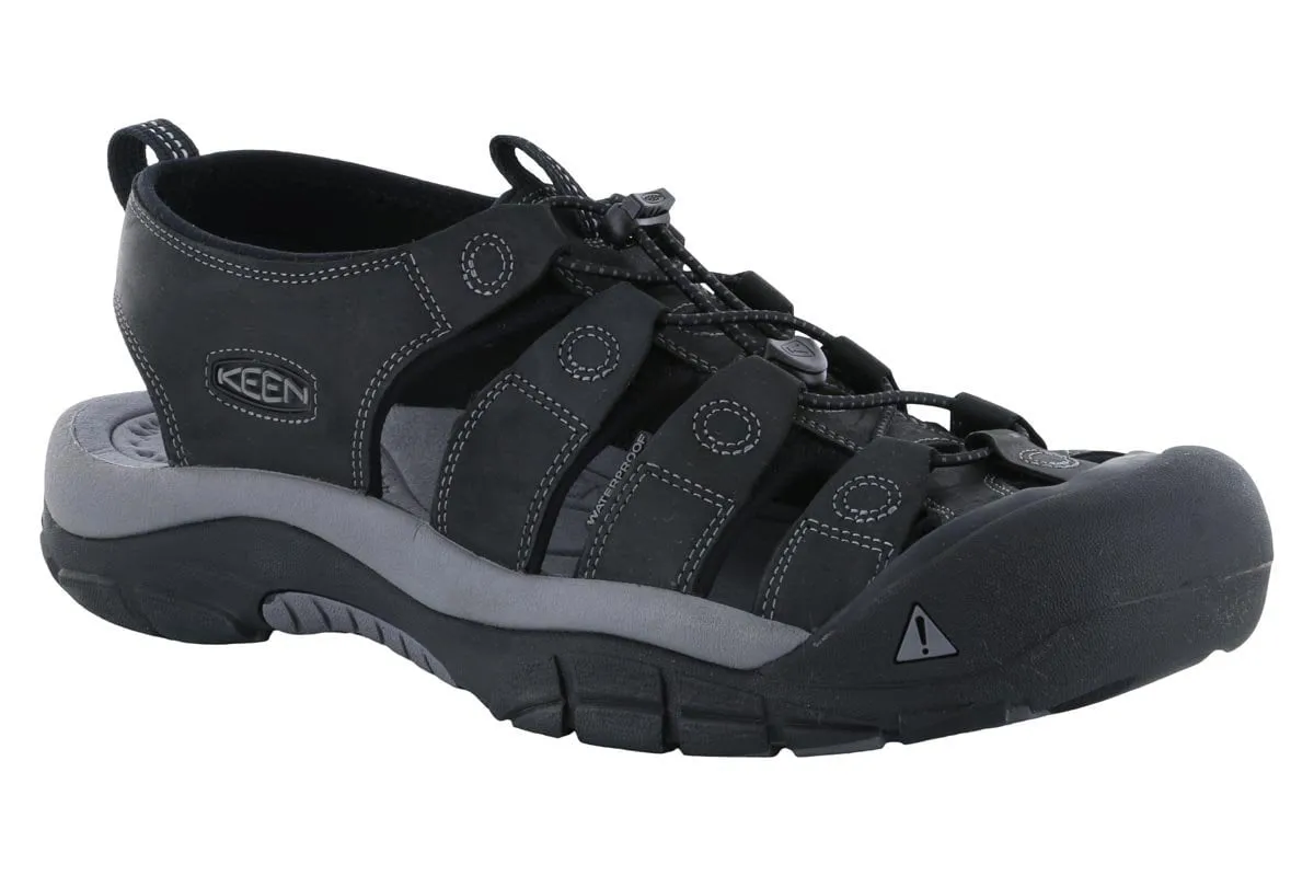 Keen Newport Leather Sandal Black