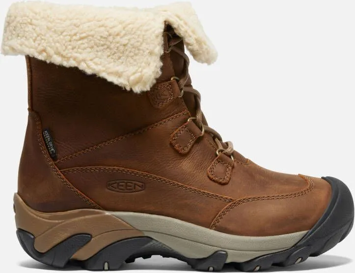 Keen Women's Waterproof Betty Short Boot Size 10.5 In Brown Shitake