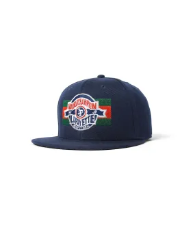 Lafayette LF Champion Emblem Logo Snapback Cap Navy