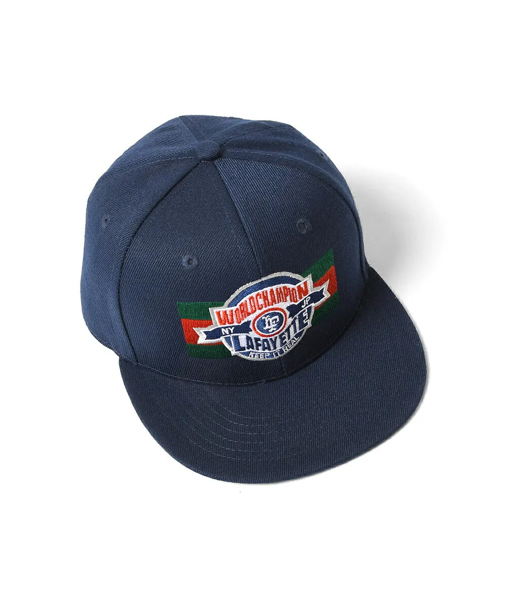 Lafayette LF Champion Emblem Logo Snapback Cap Navy