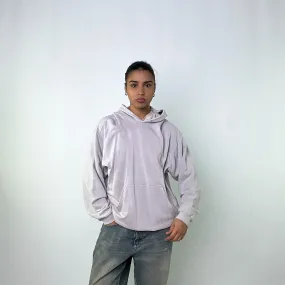 Light Grey 90s Champion Hoodie Sweatshirt (L)